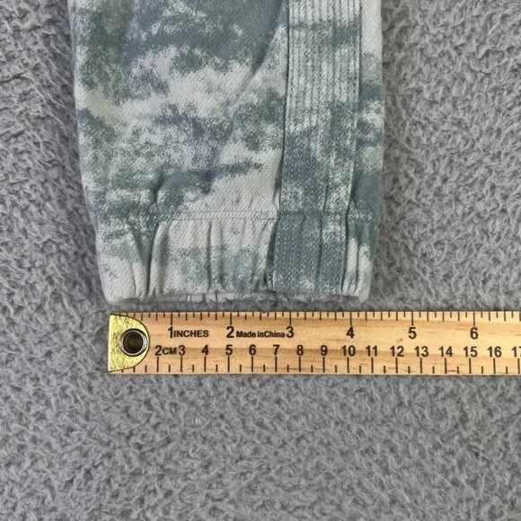 Athleta Farallon Jogger Pants Women XXS Tie Dye Green Blue Pull On Casual Active - Picture 7 of 10